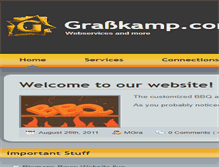 Tablet Screenshot of grasskamp.com